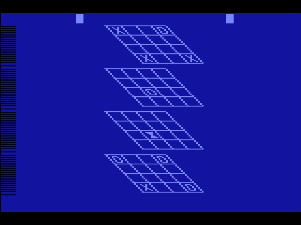 Gameplay of 3d Tic Tac Toe for Atari 2600